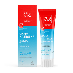 Зубная паста YOUNIQ® Сила кальция, 100 гр Зубная паста YOUNIQ® Сила кальция, 100 гр