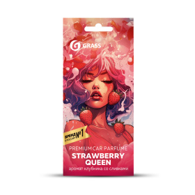 Ароматизатор воздуха картонный Grass "Strawberry queen" Ароматизатор воздуха картонный Grass "Strawberry queen"
