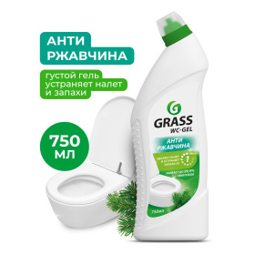 Средство для чистки сантехники Grass «WC-Gel», 0,75л Средство для чистки сантехники Grass «WC-Gel», 0,75л