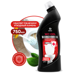 Чистящее средство для сан.узлов Grass «WC-gel» Professional, 750 мл Чистящее средство для сан.узлов Grass «WC-gel» Professional, 750 мл